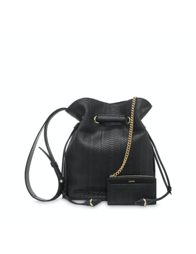 Le Huit de Lancel - Sac seau - Grand modèle - Noir