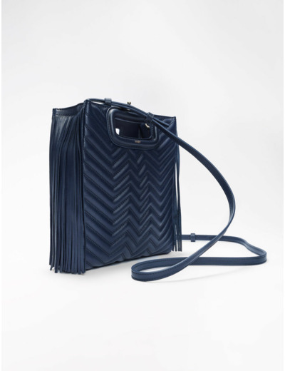 Sac M en cuir matelassé