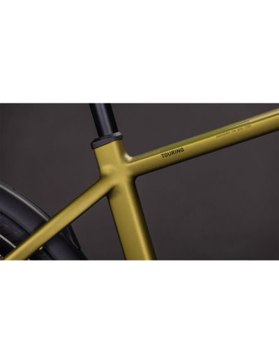 Vélo trekking électrique TOURING HYBRID PRO 800 Kaki/Noir