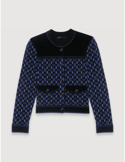 Veste courte bimatière