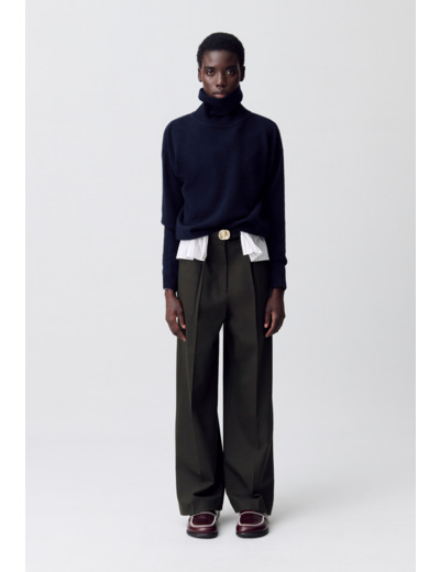 Pantalon large tailleur