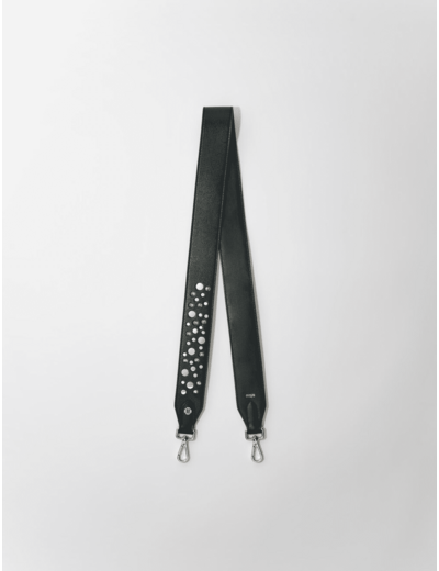 Bandoulière en cuir et studs