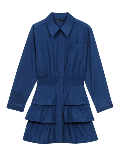 Robe chemise en taffetas