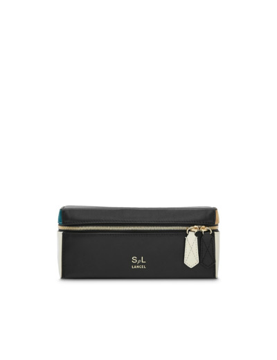 Signature de Lancel - Etui montres et bijoux - Cuir lisse et suède