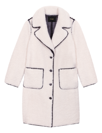 Manteau mi-long molletoné