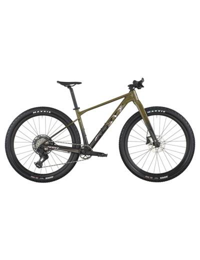 Vélo de gravel SCALE GRAVEL 20 Vert Kaki/Noir Carbone