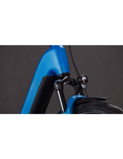 Vélo trekking électrique KATHMANDU HYBRID COMFORT PRO 800 Bleu Azur/Noir