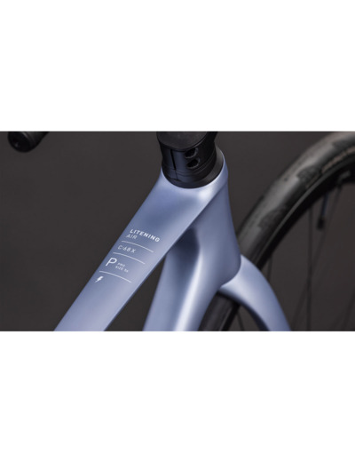 Vélo de route LITENING AIR C:68X PRO Argent/Blanc