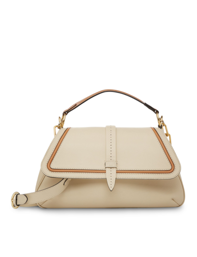 Diane de Lancel - Sac gibecière - Grand modèle - Cuir de vachette grainé et lisse