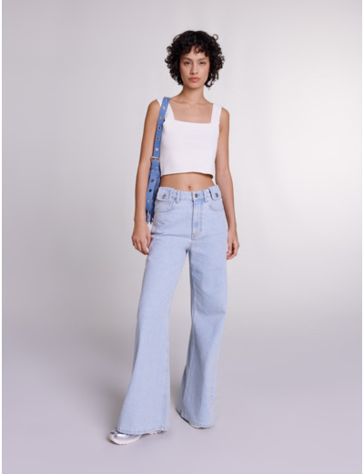 Crop top en maille