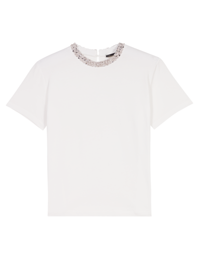 Tee-shirt à col bijoux