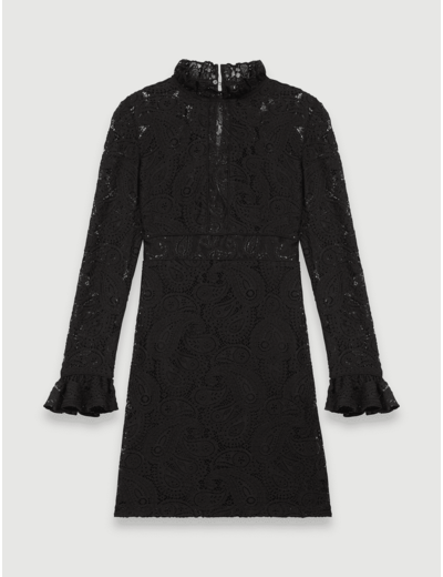 Robe courte à motifs cachemire