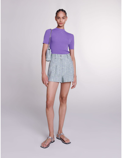 Short en tweed