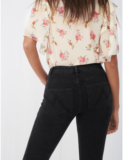 Jean skinny à taille mi-haute