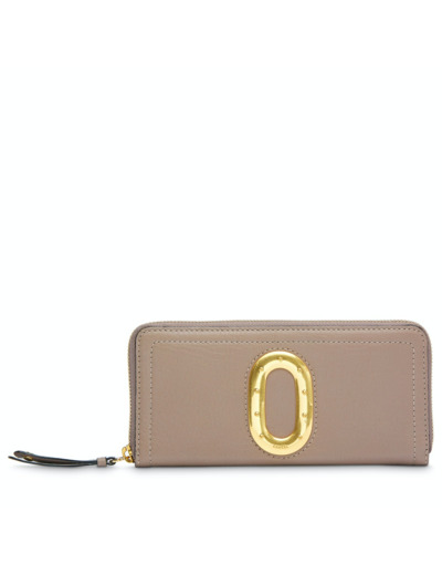 Romane de Lancel - Portefeuille slim zippé - Cuir lisse