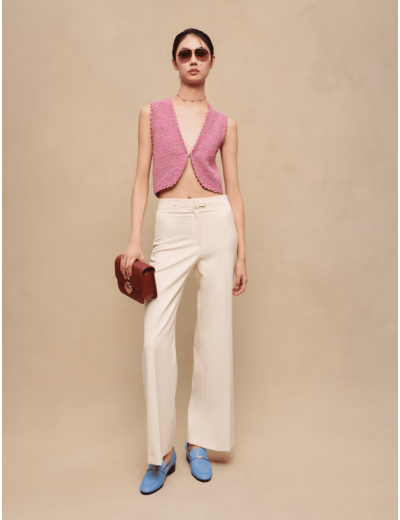 Pantalon de tailleur large