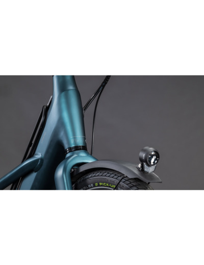 Vélo cargo électrique LONGTAIL HYBRID FAMILY 800 Vert Royal/Noir