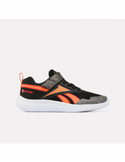 Chaussures Enfant RUSH RUNNER 5 ELASTIC LACE et TOP STRAP Noir