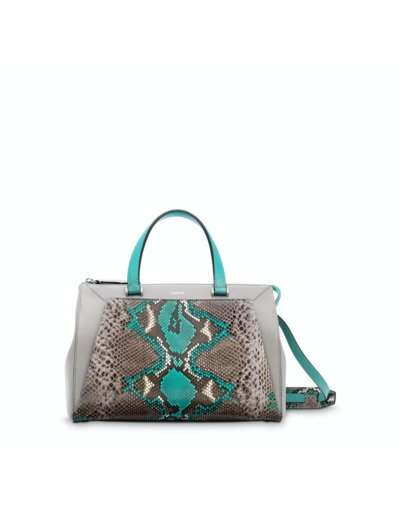 Cabas S - Cabas S - Cuir et Python peint