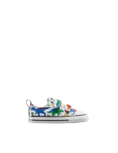 Chuck Taylor All Star 2V Ox White/Totally Blue/Enamel Red