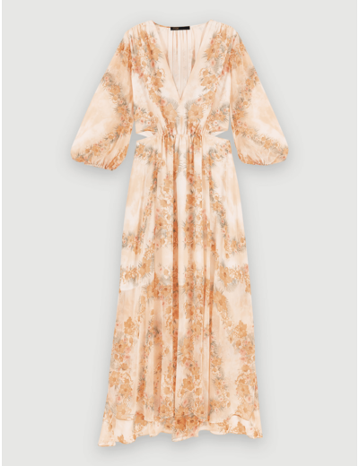 Robe longue ajourée