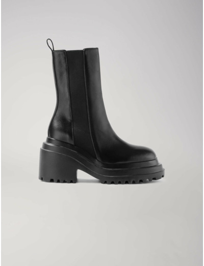 Bottines en cuir