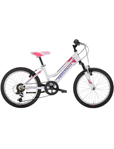 VTT semi rigide Enfant ESCAPE 20 GIRL Blanc
