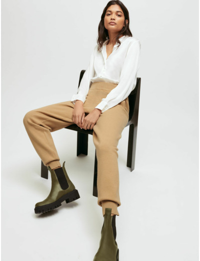 Pantalon en maille façon jogging