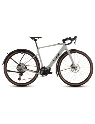Vélo de gravel électrique NUROAD HYBRID C:62 RACE 400X FE Beige/Noir