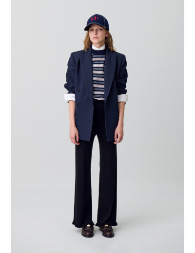 Pantalon flare maille