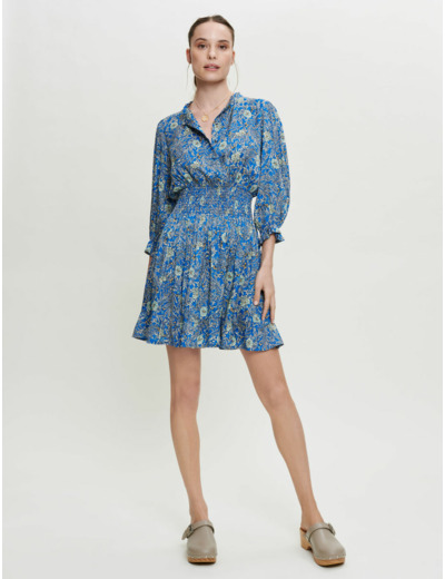 Robe en viscose imprimée