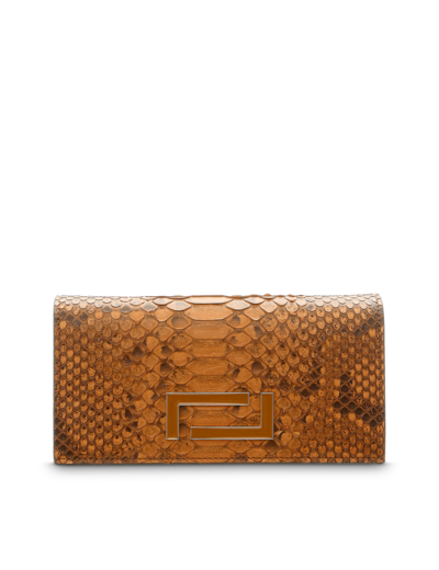 Pia de Lancel - Portefeuille continental dépliant - Camel