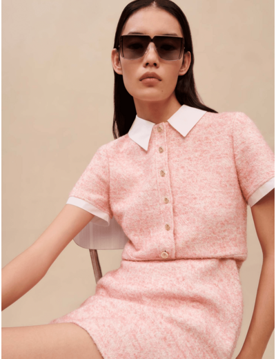 Robe tailleur rose