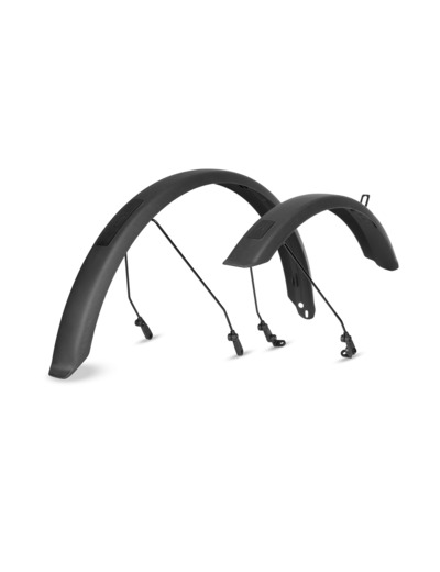 Kit de garde-boues avant/arrière ROOKIE 55 20 BB MOUNT 2.0 Noir