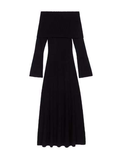 Robe longue en maille