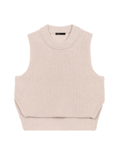 Pull en laine sans manche