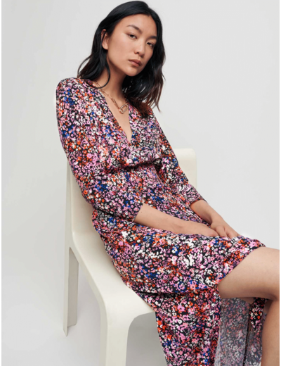 Robe en viscose imprimé