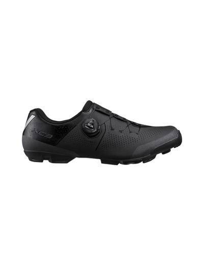 Chaussures VTT Homme XC302 LARGES Noir