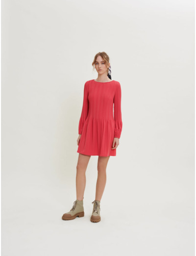 Robe plissée