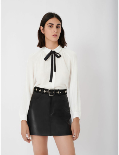Chemise fluide à lavallière