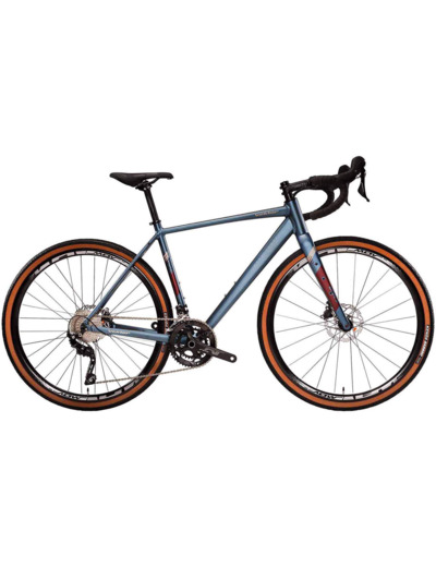 Vélo de gravel RENAISSANCE GRX 1X12V Bleu/Bordeaux