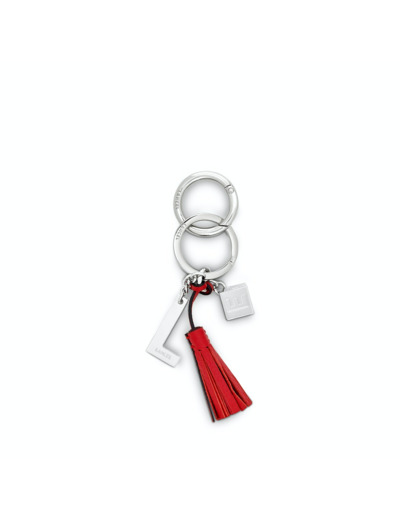 Nine de Lancel - Porte-clés pompon - Rouge Lancel