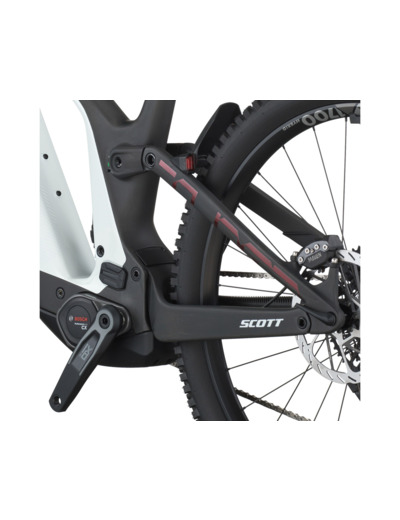 VTT tout suspendu électrique PATRON ST 900 TUNED Noir Carbone/Blanc Pastel