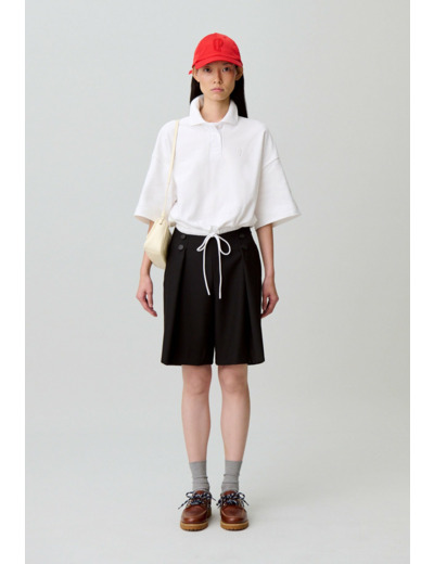 T-shirt coton col polo