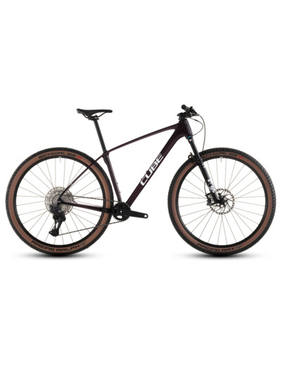 VTT semi rigide REACTION C:62 RACE Bordeaux/Blanc