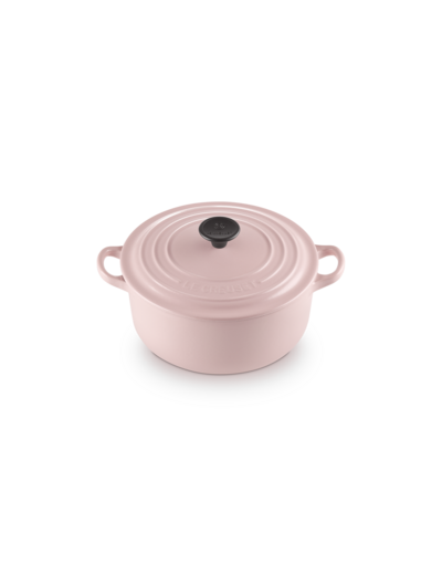 Cocotte ronde 20cm en fonte émaillée Chiffon Pink