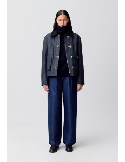 Parka courte cirée