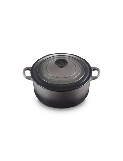 Cocotte ronde 24cm en fonte émaillée flint