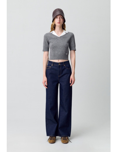 Pull ajusté maille fine