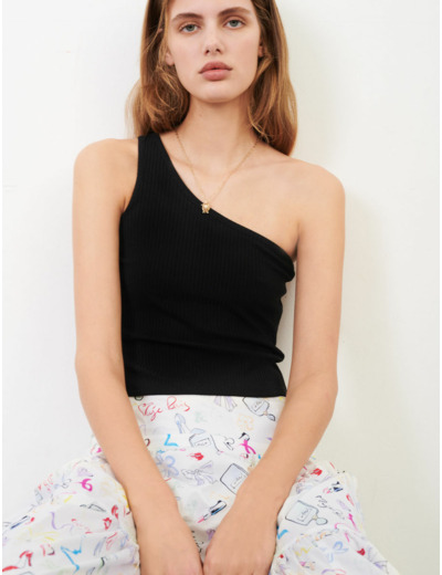 Tee-shirt One Shoulder stretch